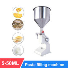 YTK-máquina de llenado de pasta líquida A03, Manual, cuantitativo, 5 ~ 50ml, champú de miel, pasta líquida cosmética, relleno de aceite 2024 - compra barato