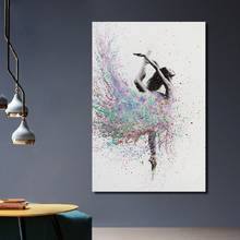 Abstract Canvas Painting Ballerina Beauty Art Poster Nordic Decoration Wall Pictures for Girl's Room Modern Minimalist Unframed 2024 - buy cheap