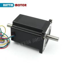 Quality Nema 34 stepper motor 116mm  (Dual shaft) 1230 Oz-in /5.0A for CNC Router machine 2024 - buy cheap