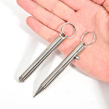 Titanium Alloy Tactical Pen Outdoor Gel Pen Portable Portable Metal Signature Pen Mini Keychain 2024 - buy cheap
