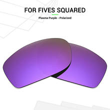 Поляризованные Сменные линзы Mryok для квадратных солнцезащитных очков Oakley Fives Плазменные фиолетовые 2024 - купить недорого