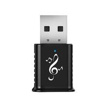 Adaptador de Bluetooth 5,0 con USB, receptor inalámbrico de Bluetooth 5,0, Dongle de música, Mini transmisor de Bluetooth para PC y ordenador 2024 - compra barato