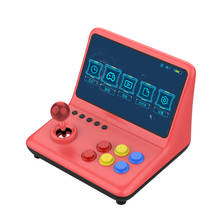 Console de jogos de vídeo handheld jogador de jogo arcade joystick embutido 2400 jogos de 9.0 polegadas tela música vídeo player hd saída 2024 - compre barato