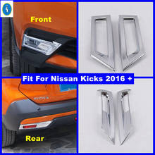 Chrome Exterior Refit Kit  Front / Tail Rear Tailgate Fog Lamps Lights Frame Decoration Cover Trim For Nissan Kicks 2016 - 2020 2024 - buy cheap