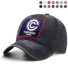 Boné janponês de anime, boné de baseball masculino e feminino do anime drogan, chapéu de snapback sólido, boné de rabo de cavalo e caminhoneiro para mulheres 2024 - compre barato