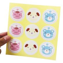 90pcs/lot Cute Animal design Packaging Sealing Label Kraft Sticker Baking DIY Gift Stickers 2024 - buy cheap