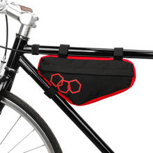 Водонепроницаемая велосипедная сумка, треугольная, на переднюю раму, для телефона, велосипедный аксессуар 2024 - купить недорого
