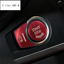 Cubierta de reemplazo del botón de arranque del motor para BMW, accesorios de interruptor de parada, decoración de llave, embellecedor de pegatina de panel interior de coche, X5M X6M 2024 - compra barato