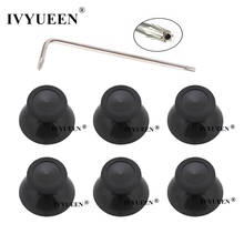 IVYUEEN 6 Pcs Black 3d Analog Joystick Stick for XBox One X Elite S Slim Controller Analogue Thumbsticks Caps Mushroom with Tool 2024 - купить недорого