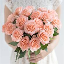 Buquê de flores artificiais falsas em seda, 10 ou 11 peças, decoração de mesa para casamento e festa de dia dos namorados 2024 - compre barato