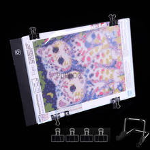 PDMDOG Diamond Painting A3/4 LED Light Pad with Stands 5d Diamond Art Accessories Light Board USB Powered Adjustable Brightness 2024 - buy cheap