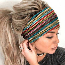 Female Elastic Sports Wide Hair Band Outdoor Running Headscarf Casual Fitness  Headband Clothing Accessories Leisure Headband 2024 - buy cheap