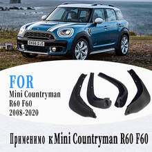 For Mini Courtyman F60 R60 Mudguard Mud Flaps Splash Guard Front rear mudflaps fender modified special car accessories 4PCS 2024 - buy cheap