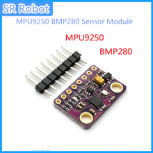 Mpu9250 bmp280 módulo de sensor 10dof, aceleração, giroscópio, bússola com três eixos, sensor de 3-5v, padrão iic/spi para arduino 2024 - compre barato