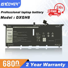 2021 Newest SKOWER 7.6V 52WH DXGH8 Laptop Battery For Dell XPS 13 9380 9370 G8VCF H754V 0H754V P82G 2024 - buy cheap