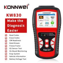 KONNWEI OBD2 OBD Universal Car Diagnostic Tool for Petrol Diesel Hybrid Vehicles Engine Check Free Update Online Scanner KW830 2024 - buy cheap