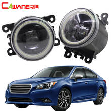 Cawanerl-bombilla LED para coche, luz antiniebla delantera de 4000LM, para circulación diurna, Ojo de Ángel, DRL 12V, para Subaru Legacy 2010 2011 2012, 2 piezas 2024 - compra barato