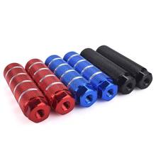 1 Pair Bicycle Legs MTB BMX Bike Alloy Foot Stunt Pegs Cylinder Grip Lever 3/8'' Footrest Axle Fit N2Q7 2024 - buy cheap