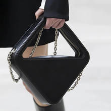 Bolso de hombro con diseño de rombos para mujer, bandolera con cadena, a la moda, 2021 2024 - compra barato