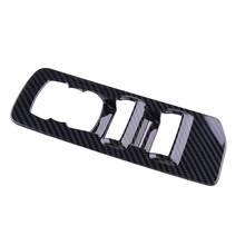 Reposabrazos para puerta de coche, Panel de ajuste de elevación de ventana, estilo de fibra de carbono, ajuste para Ford F150 2015 2016 2017 2018 2019 LHD 2024 - compra barato