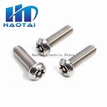 10/50pc M3 M4 M5 M6 304 stainless steel Six Lobe Torx Button Pan Round Head with Pin Tamper Proof Anti Theft Security Screw Bolt 2024 - buy cheap