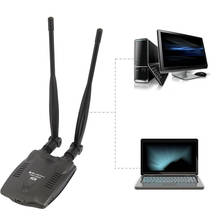 High power Wireless WiFi USB Adapter Dual wifi Antenna 5dBi 300Mbps Wireless Network Card USB WiFi Receiver 2024 - buy cheap