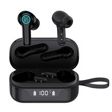 ANC Pro-auriculares inalámbricos con Bluetooth V5.1, dispositivo resistente al agua, con reducción activa de ruido 2024 - compra barato