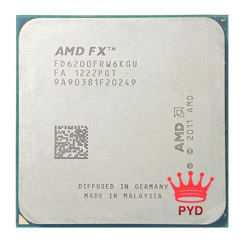 AMD FX-Series FX-6200 FX 6200 3.8 GHz Six-Core CPU Processor FD6200FRW6KGU Socket AM3+ 2022 - купить недорого
