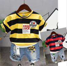 Kids Clothes Summer Cotton Boys Sets T-Shirt + Shorts Toddler Boys Children Clothing Baby Boy Infant Toddler 2-7Year 2024 - buy cheap