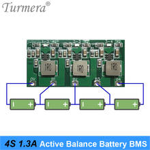 Turmera 1.3A Active Equalizer Balancer 2S 3S 4S 8.4V 12.6V 18650 Lithium 32700 Lifepo4 Battery Transfer Active Balance Board BMS 2024 - buy cheap