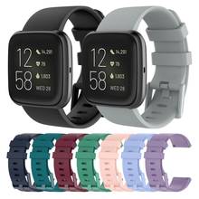 Ремешок для смарт-часов Fitbit Versa2, 23 мм, силиконовый ремешок для Fitbit Versa / Versa Lite / Versa 2, аксессуары для спортивного ремешка 2024 - купить недорого