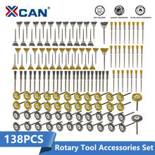 XCAN Polish Wire Brush Kit 138pcs 1/8'' Shank Strainless Steel Wire Wheel Brushes for Dremel Rotary Tools Polishing 2024 - buy cheap