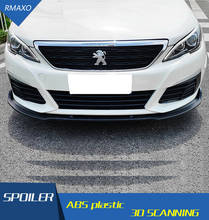 Protetor de para-choque traseiro, para peugeot 308, 2011-2017, abs, spoiler traseiro, difusor do para-choque 2024 - compre barato