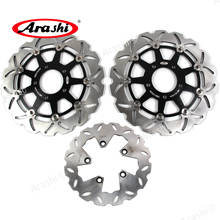 Arashi 1 Set 290 / 240 mm CNC Front Rear Brake Disc Brake Rotors Accessories For SUZUKI GSX750F GSX-F 750 GSXF750 2004 2005 2006 2024 - buy cheap