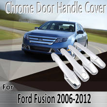 for Ford Fusion SE Sport 2006~2012 2007 2008 2009 2010 2011 Stickers Decoration Chrome Door Handle Cover Refit Car Accessories 2024 - buy cheap