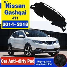 Alfombrilla antideslizante para salpicadero de Nissan Qashqai J11, accesorios para coche, 2014, 2015, 2016, 2017, 2018 2024 - compra barato