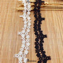 15Yards Polyester Small Barcode Lace Home Furnishing Soft Decoration Women's Skirt Accessories Decoration Water Soluble Lace 2024 - buy cheap