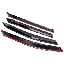 maxpeedingrods Smoke Acrylic Window Visor Sun Rain Guard Vent Shade for Honda Odyssey 2005-2007 Slim Style Window Visors 2024 - buy cheap