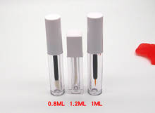 0.8ml1ml Empty Plastic Lip Gloss Lip Glaze Sample Tube,1.2ml White Transparent Eyeliner Glue Bottle,Cosmetic Labial glair Box 2024 - buy cheap