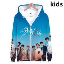 3 To 14 Years Kids Hoodies KPOP Stray Kids 3D Printed Hoodie Sweatshirt Boys Girls Long Sleeve Jacket Coat Children Clothes 2024 - buy cheap