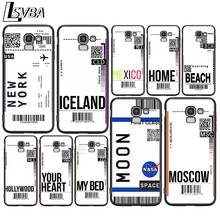 Air Ticket Travel for Samsung Galaxy J2 J3 J4 Core J5 J6 J7 J8 Prime duo Plus 2018 2017 2016 Silicone Phone Cover 2024 - buy cheap