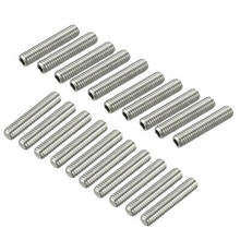 M6 x 30mm Fully Male Threaded 304 Stainless Steel Rod Bar Studs 20 Pcs 2024 - buy cheap