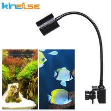 Luz LED para acuario, foco resistente al agua con Clip, alto brillo, brazo Flexible, lámpara de cultivo con montaje ajustable, 5W 2024 - compra barato