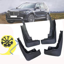 4 PCS For BMW X7 G07 2019 2020 Front Rear Car Mudguard Fender Mud Guard Flaps Splash Flap Mudguards Accessories 2019 2020 2024 - buy cheap