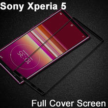 9 h 3d cobertura completa de vidro temperado para sony xperia 5 protetor de tela filme para sony xperia 5 guarda película protetora 2024 - compre barato