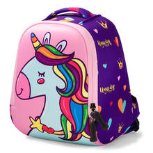 New 3D Unicorn Kids Bag Cartoon School Bags For Girls Boys Dinosaur Pattern School Backpack Children Waterproof Mochila Toddler 2024 - buy cheap