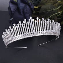 Accking-tocados de boda de lujo para mujer, accesorios nupciales de zirconia cúbica, Tiaras Retro, corona, venta al por mayor 2024 - compra barato