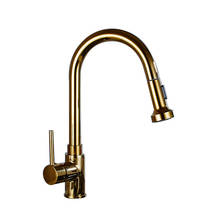 Kitchen Faucet Pull out Pull Down Kitchen Sink Faucet with Sprayer Golden Taps for Kitchen Rotatable Torneiras Kitchen Mixer Tap 2024 - buy cheap