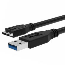 2 шт. USB 3,0 тип A папа к Micro B Мужской кабель для передачи данных провод USB 3,0 к Micro B 5 Гбит/с Высокоскоростная синхронизация передачи данных кабель 2024 - купить недорого
