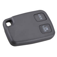 Estojo para chave remota de carro, 2 botões, para volvo c70, s40, s60, s70, s80, s90, v40, v70, v90, xc70, xc90, substituição de capa 2024 - compre barato